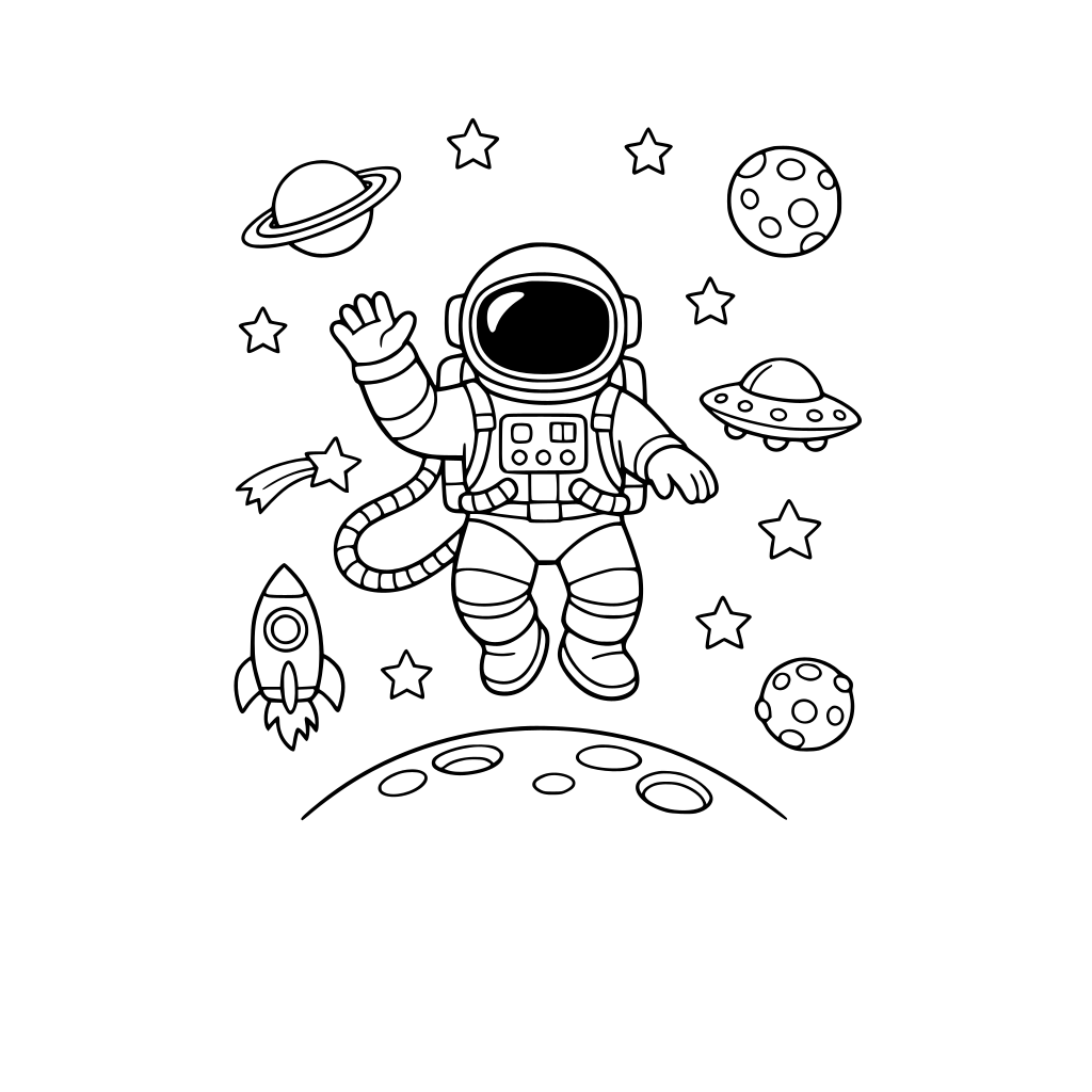 Kozmonaut vo vesmíre