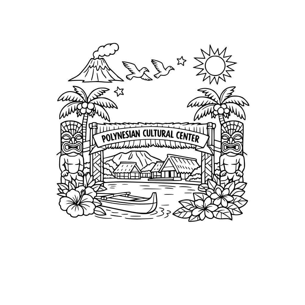 Polynesian Cultural Center Front