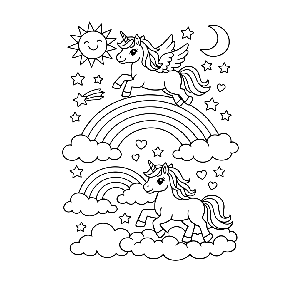 Unicorns and rainbows