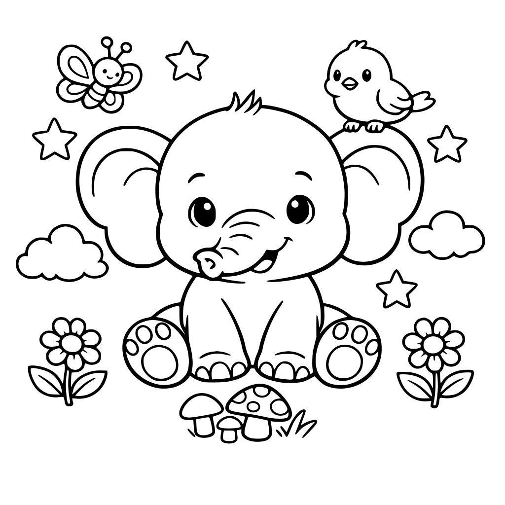 animal coloring book