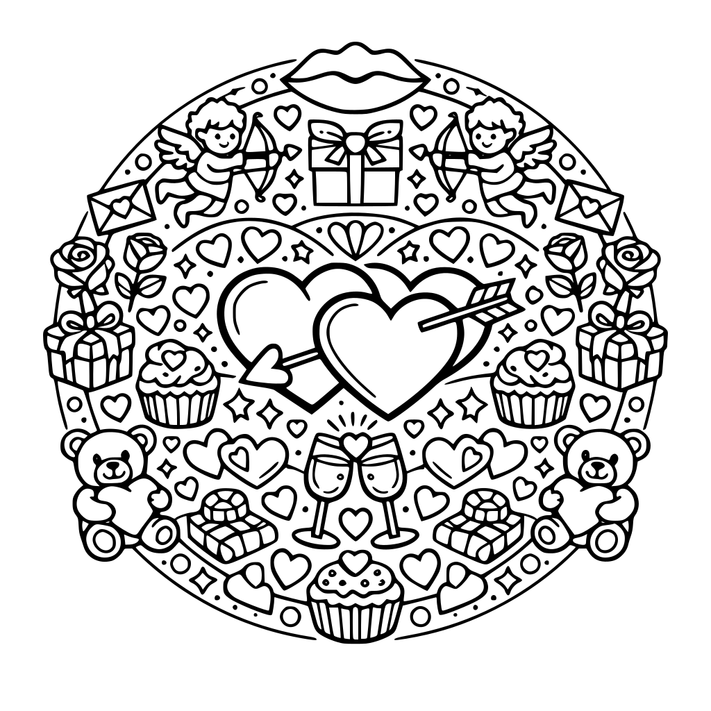 REALIZA UN MADALA SOBRE EL TEMA DEL 14 DE FEBRERO