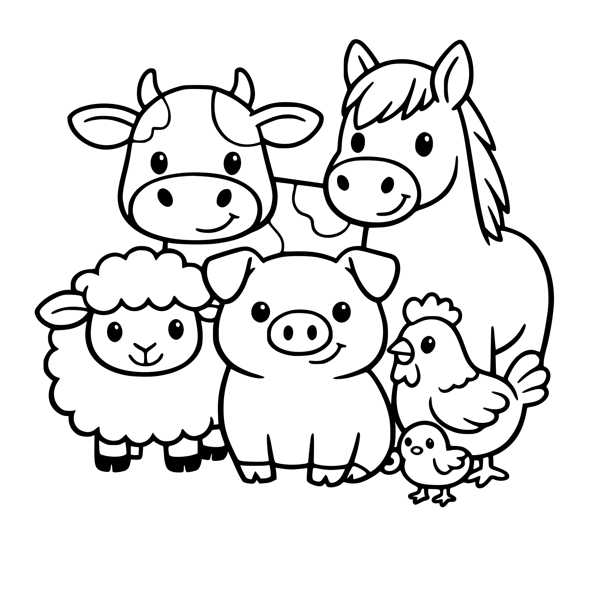 I want to create images of fARM animals