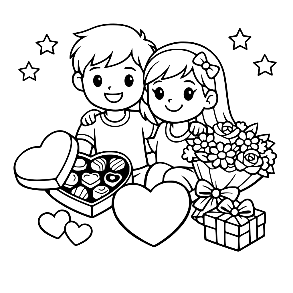 Amor chocolates flores amigo