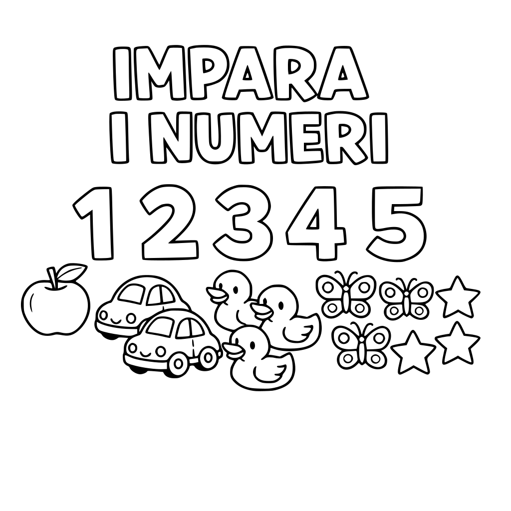 immagini imparare i numeri