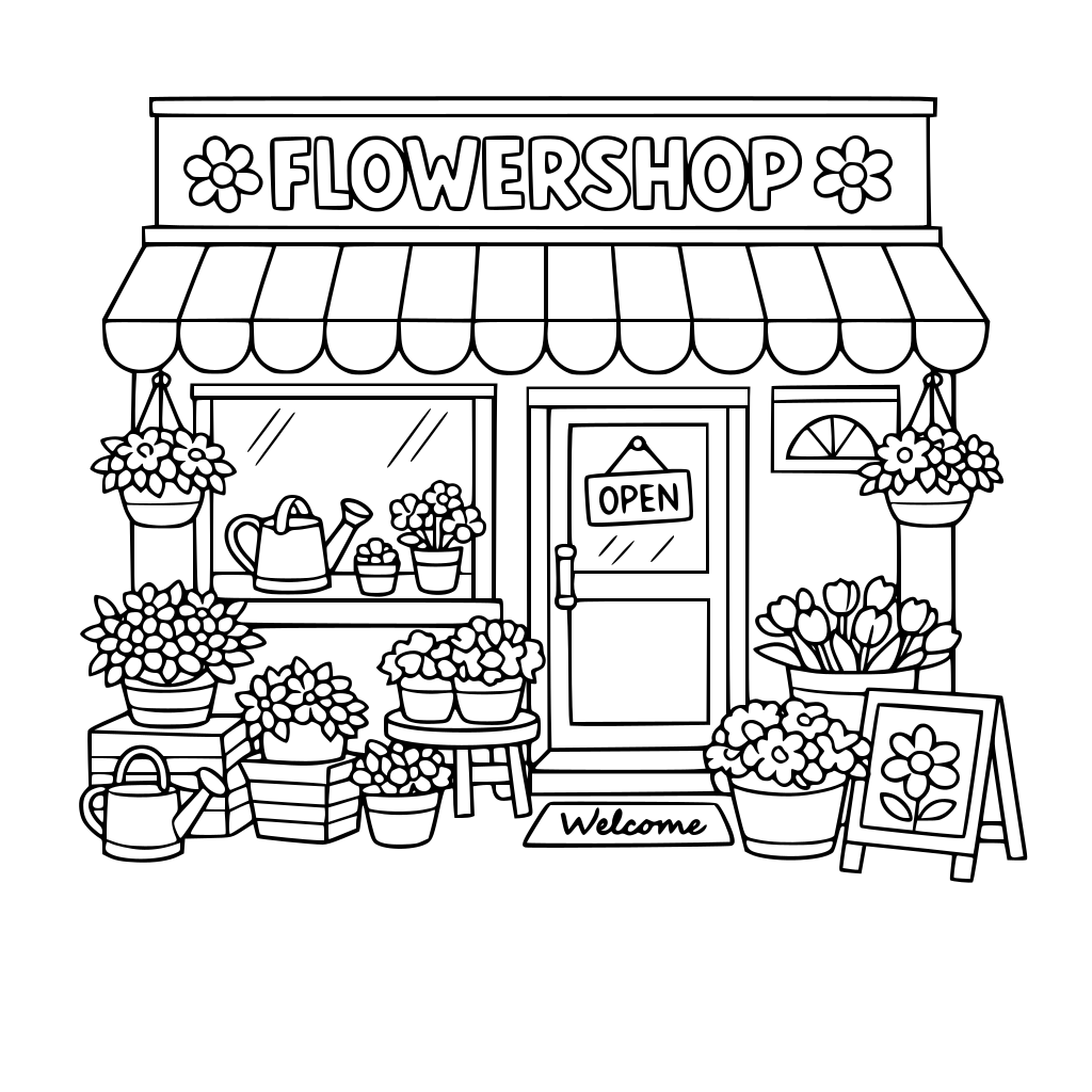 flower shop storefront