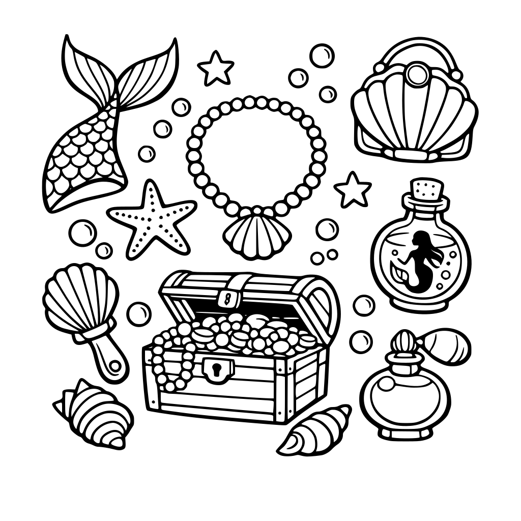 mermaid themed items