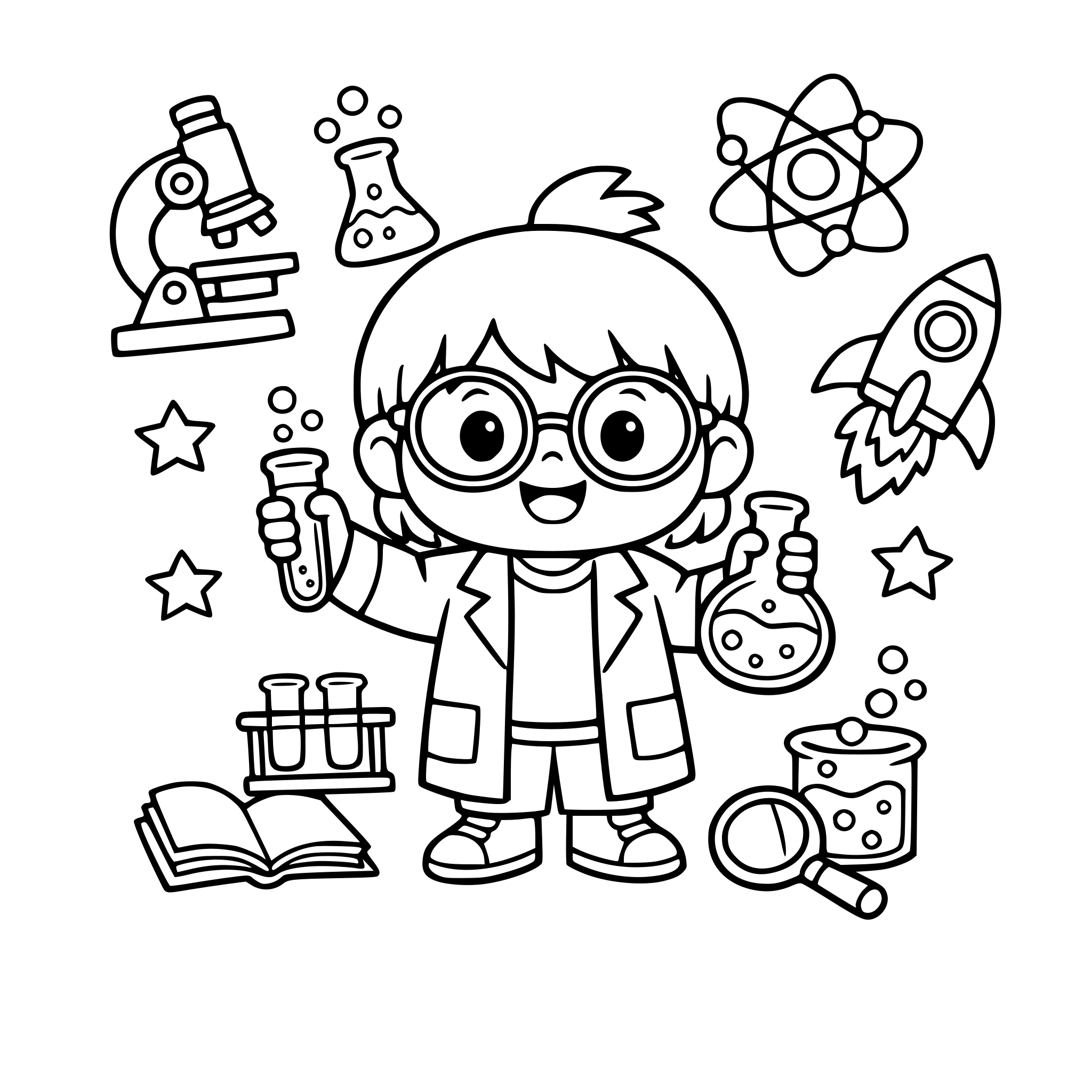 นักวิทยาศาสตร์อนุบาล มีแว่น