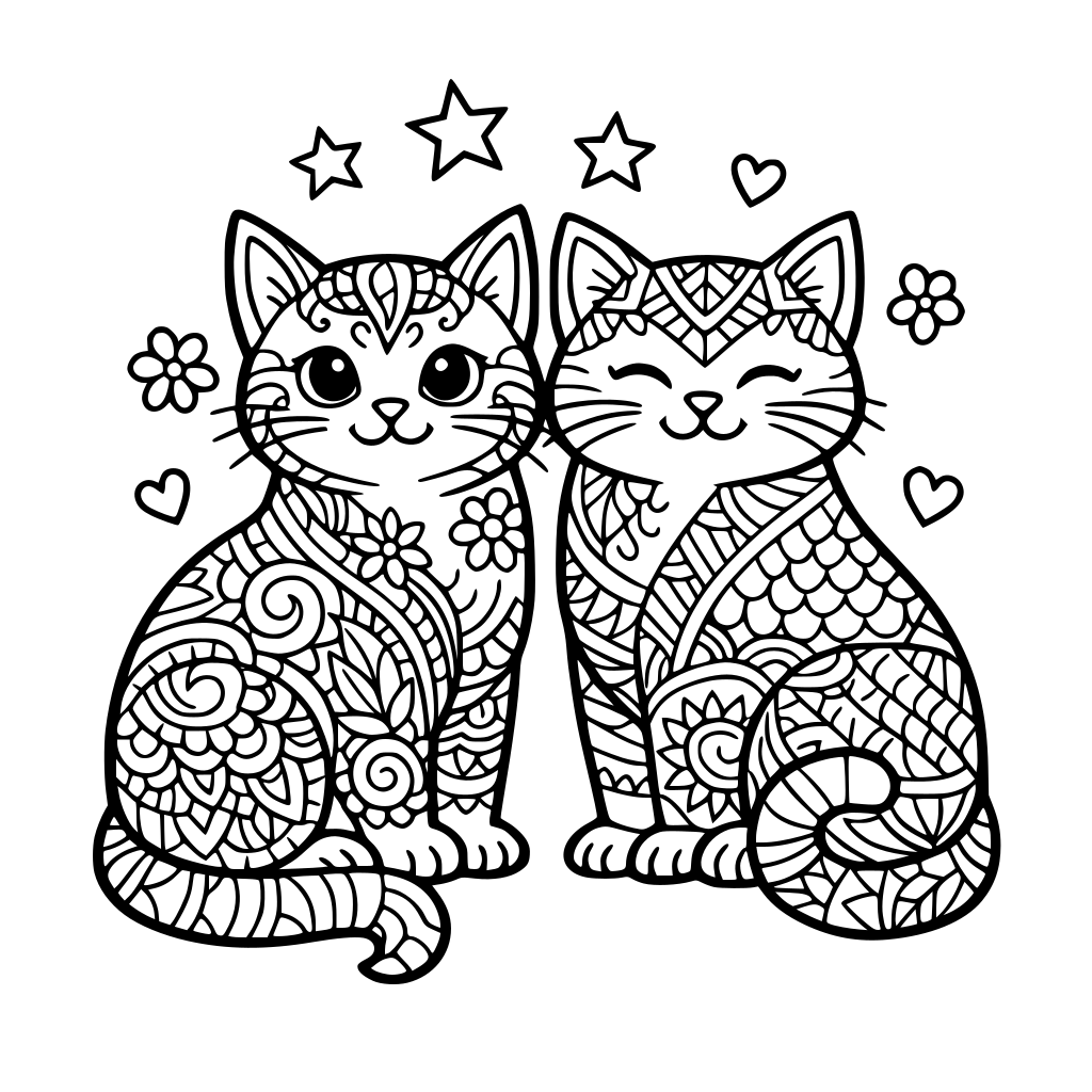 Zentangle Cats