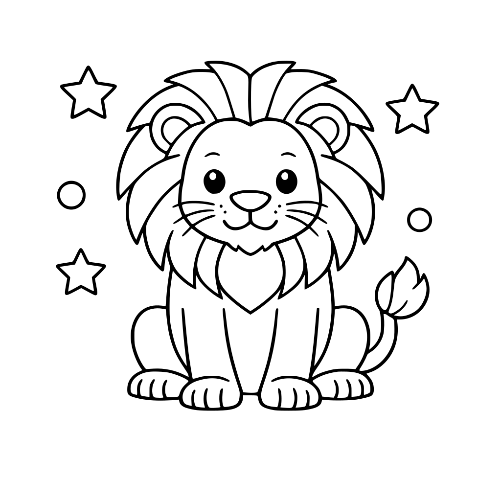 A lion