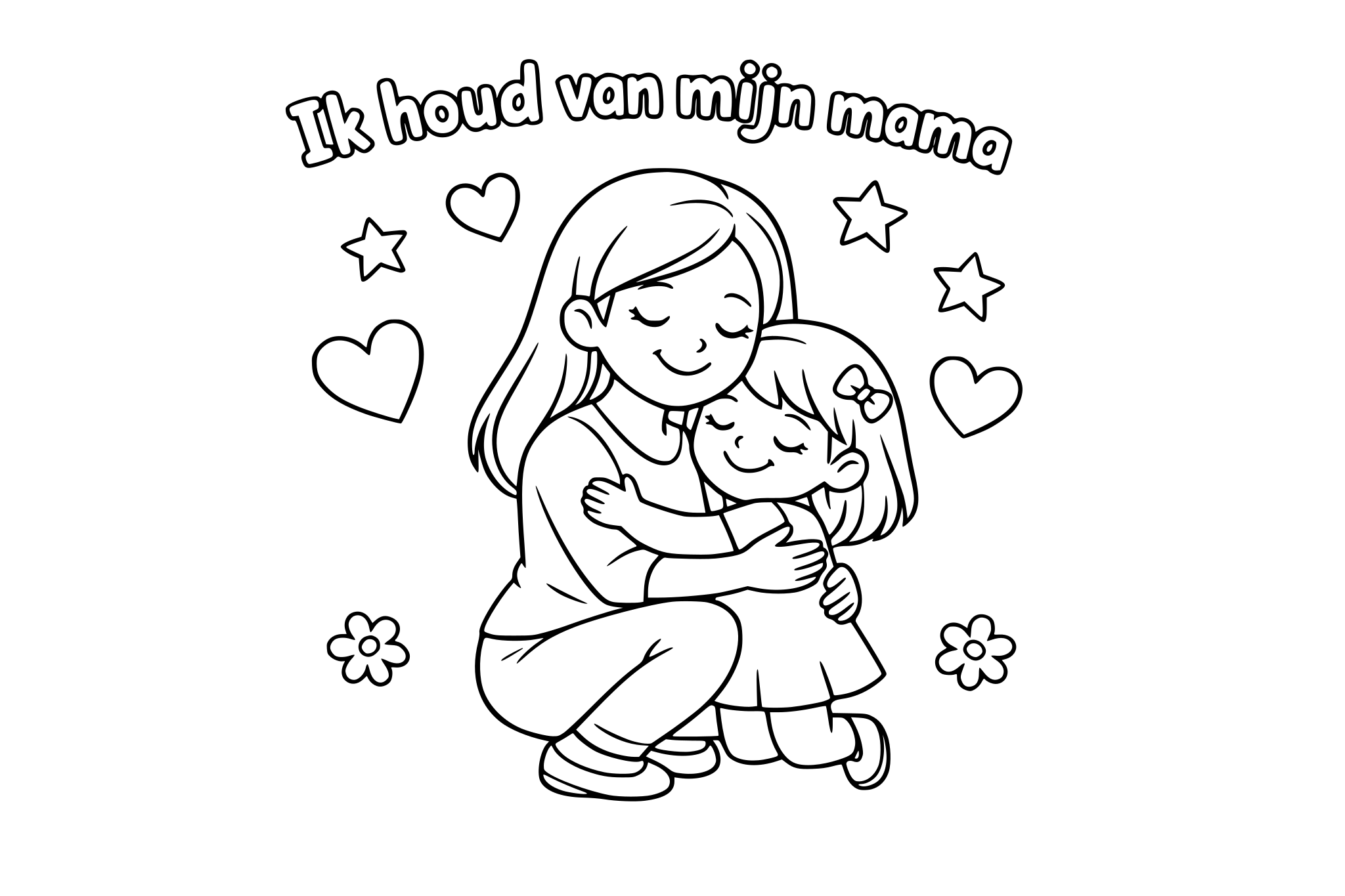 ik houd van mijn mama