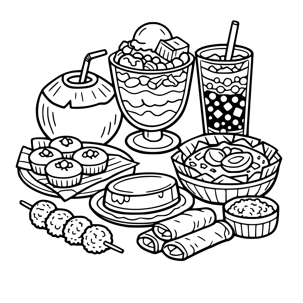 filipino desserts and drinks