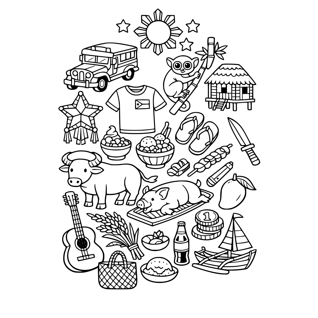 Full page Filipino themed item search