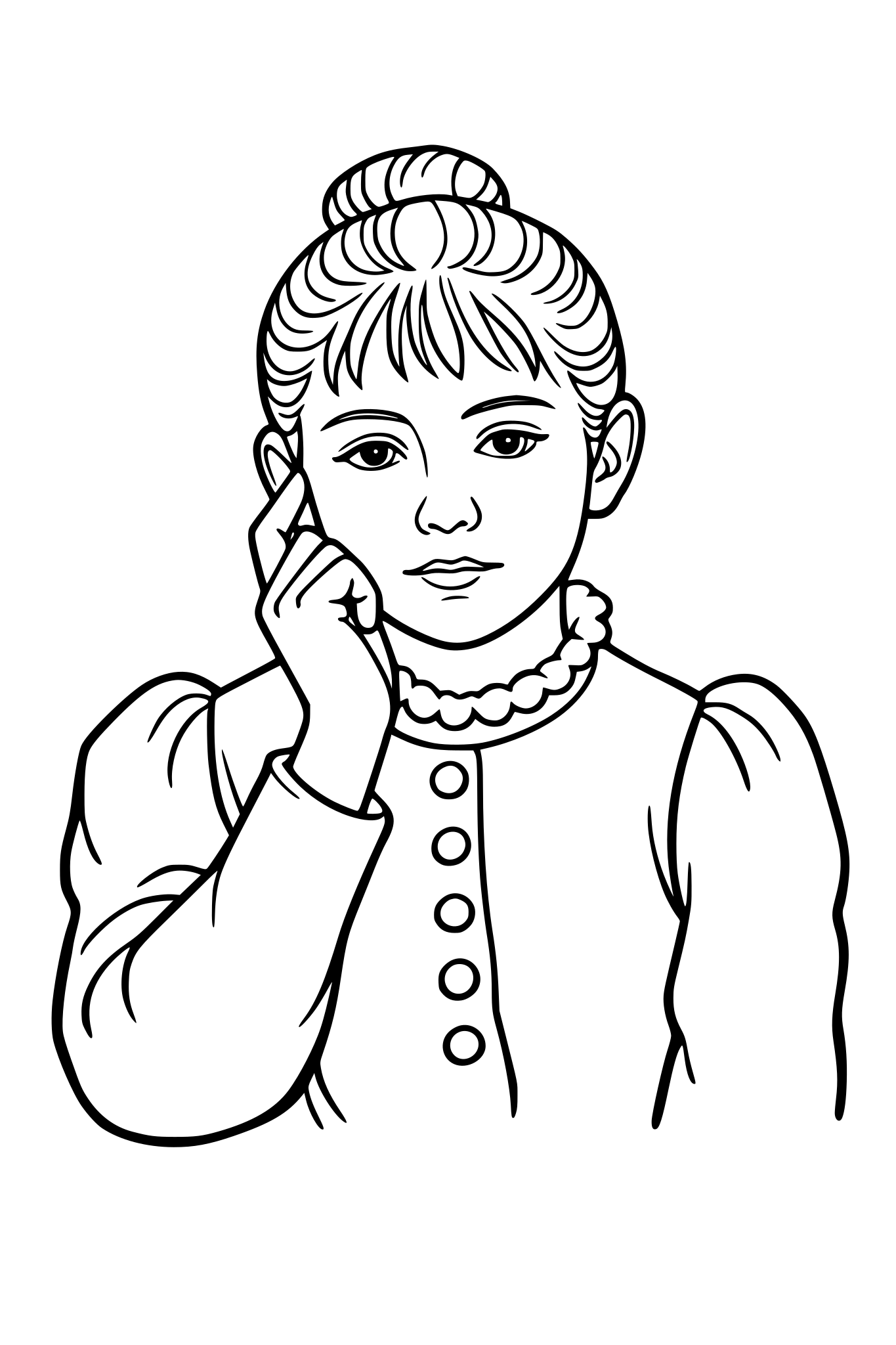 Portrait of Adeline Ravoux