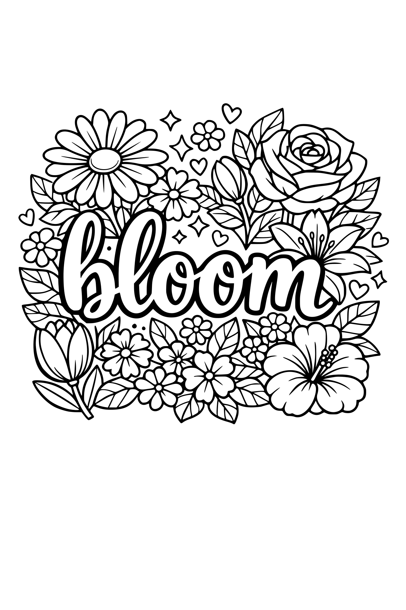 full of flowers with the word bloom within