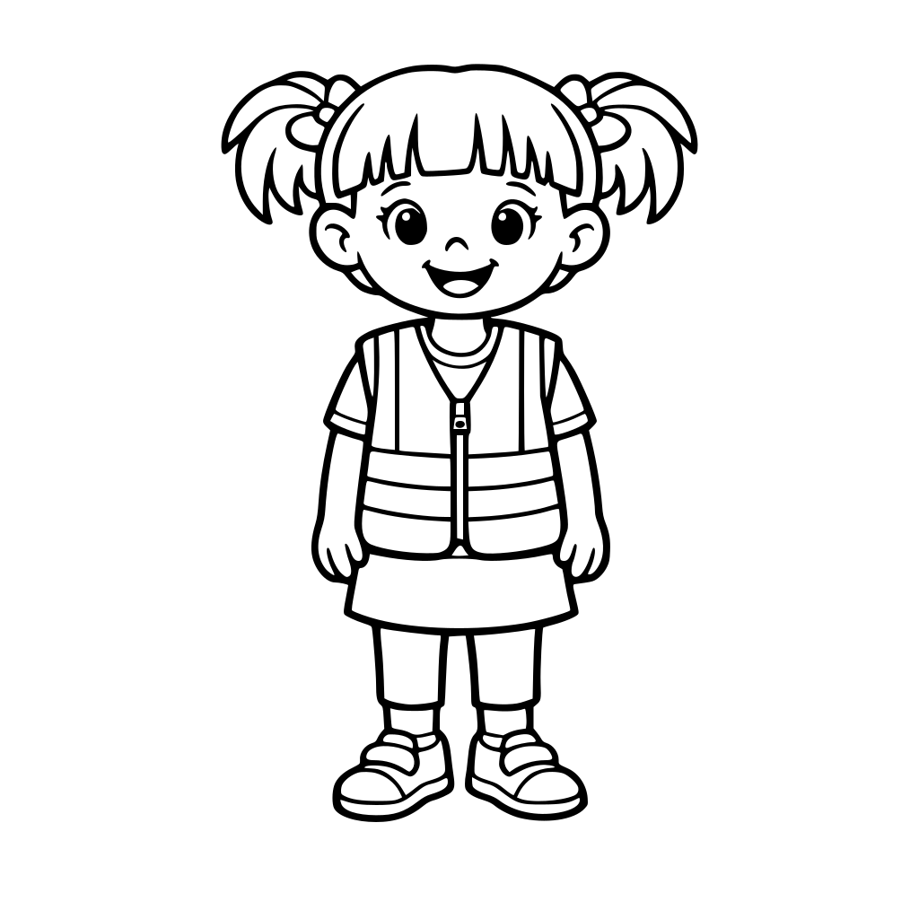 ik wil Loeloe van zwijsen uitgeverij die rechtstaat en een fluovestje aan heeft