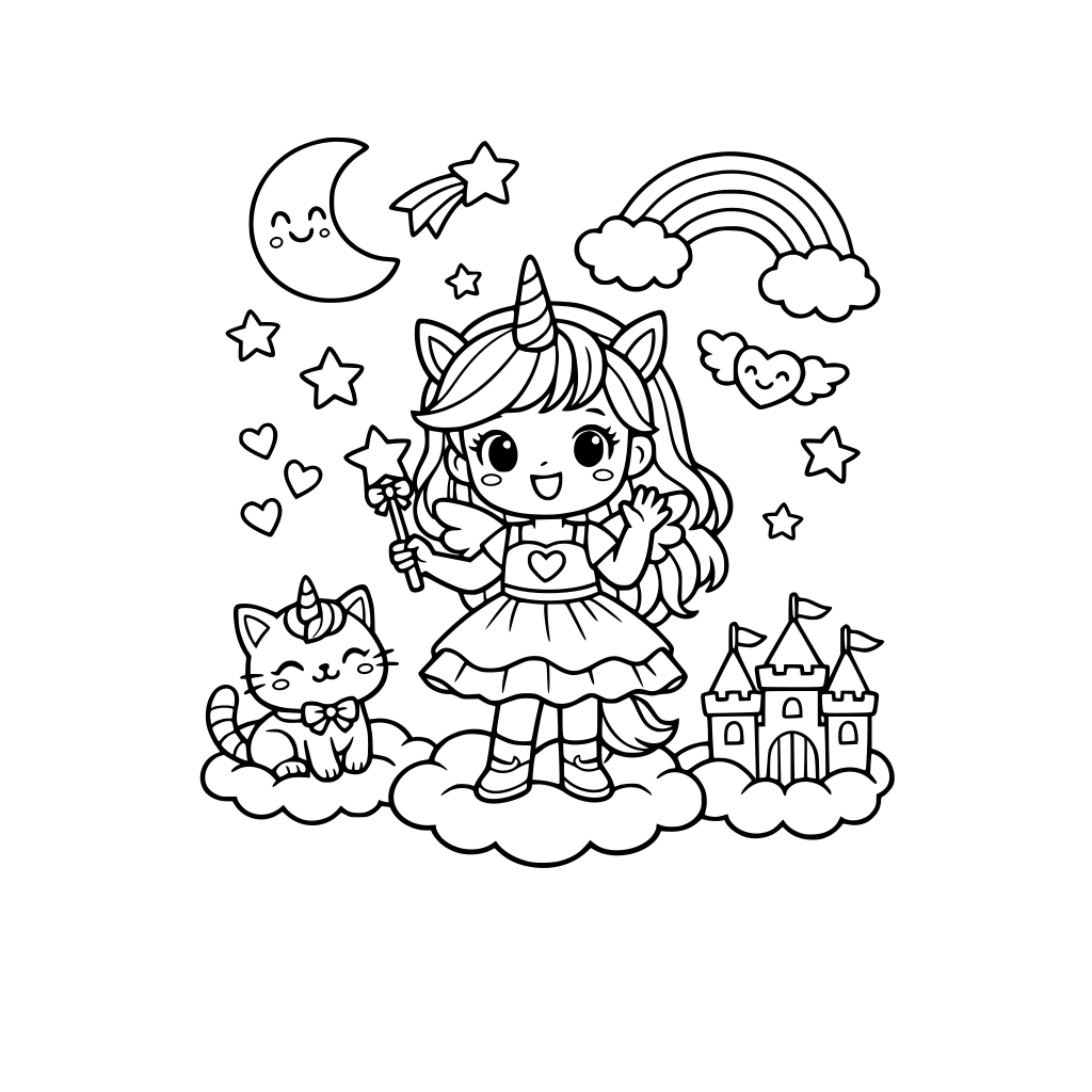 cute colouring for girls aged 8-12