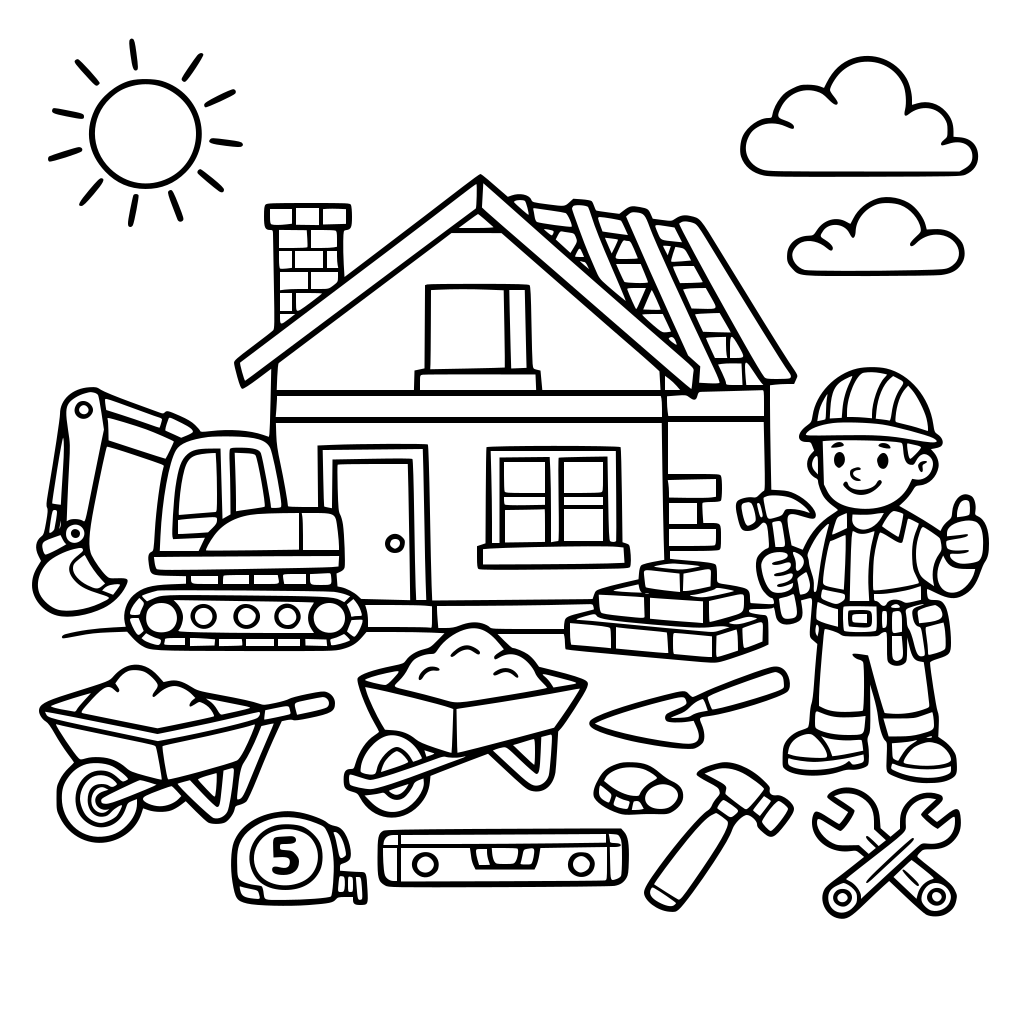 Voor het thema huis bouwen