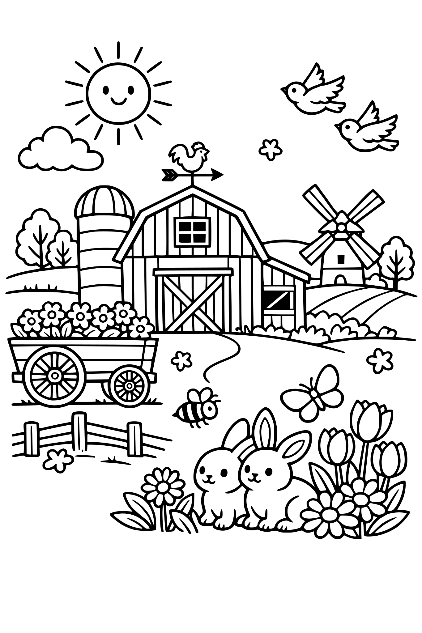 spring time in the country