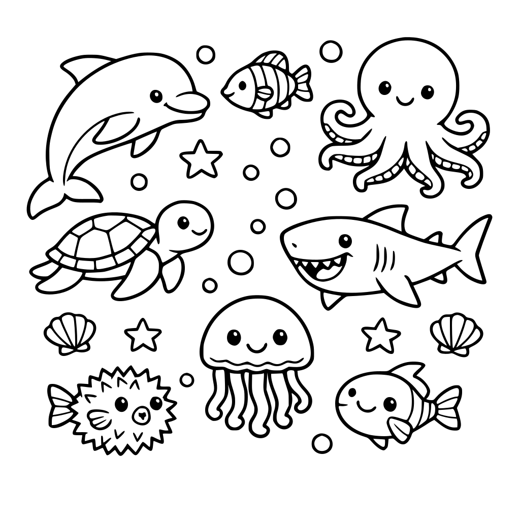 underwater sea creatures
