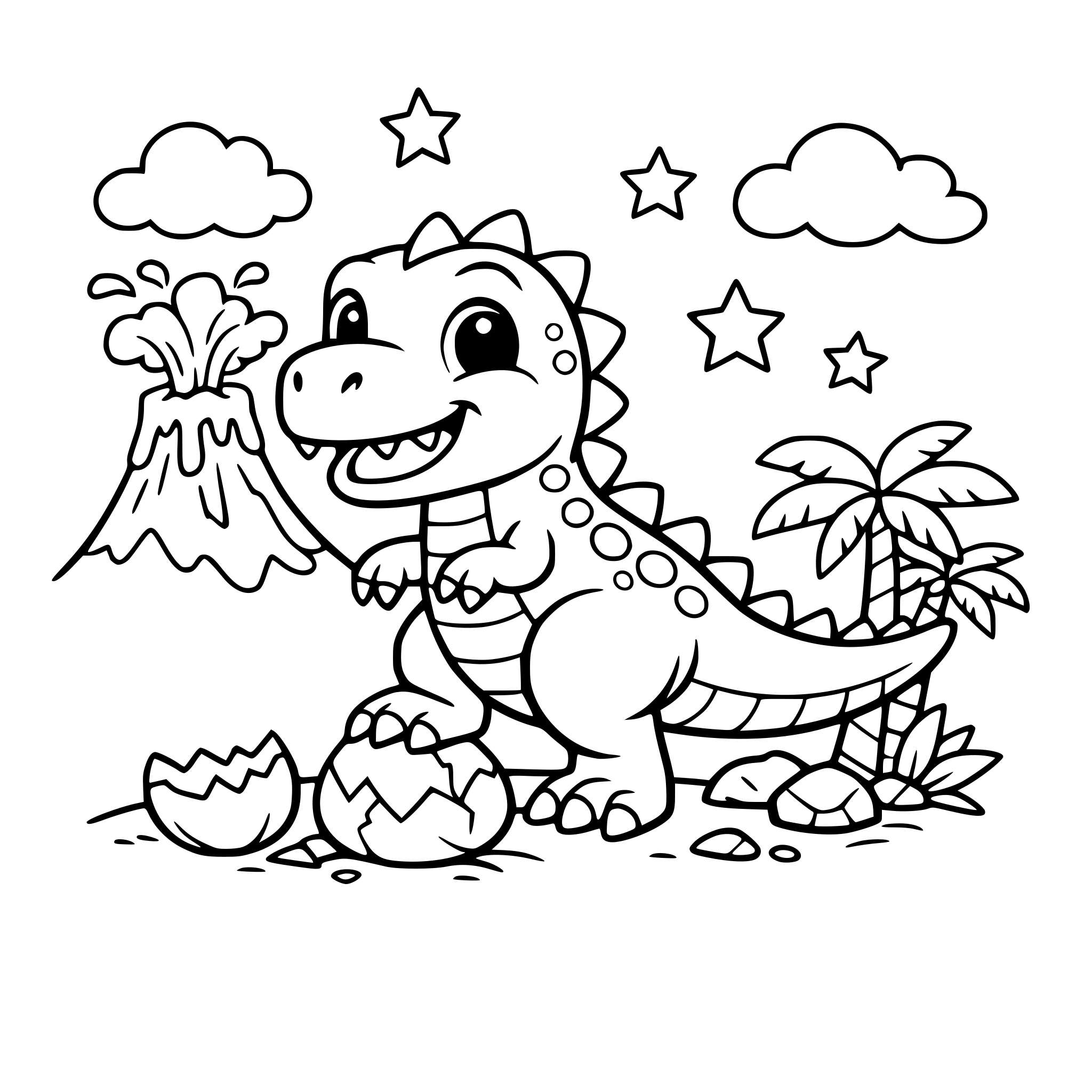 Transforme le en coloriage en noir et blanc