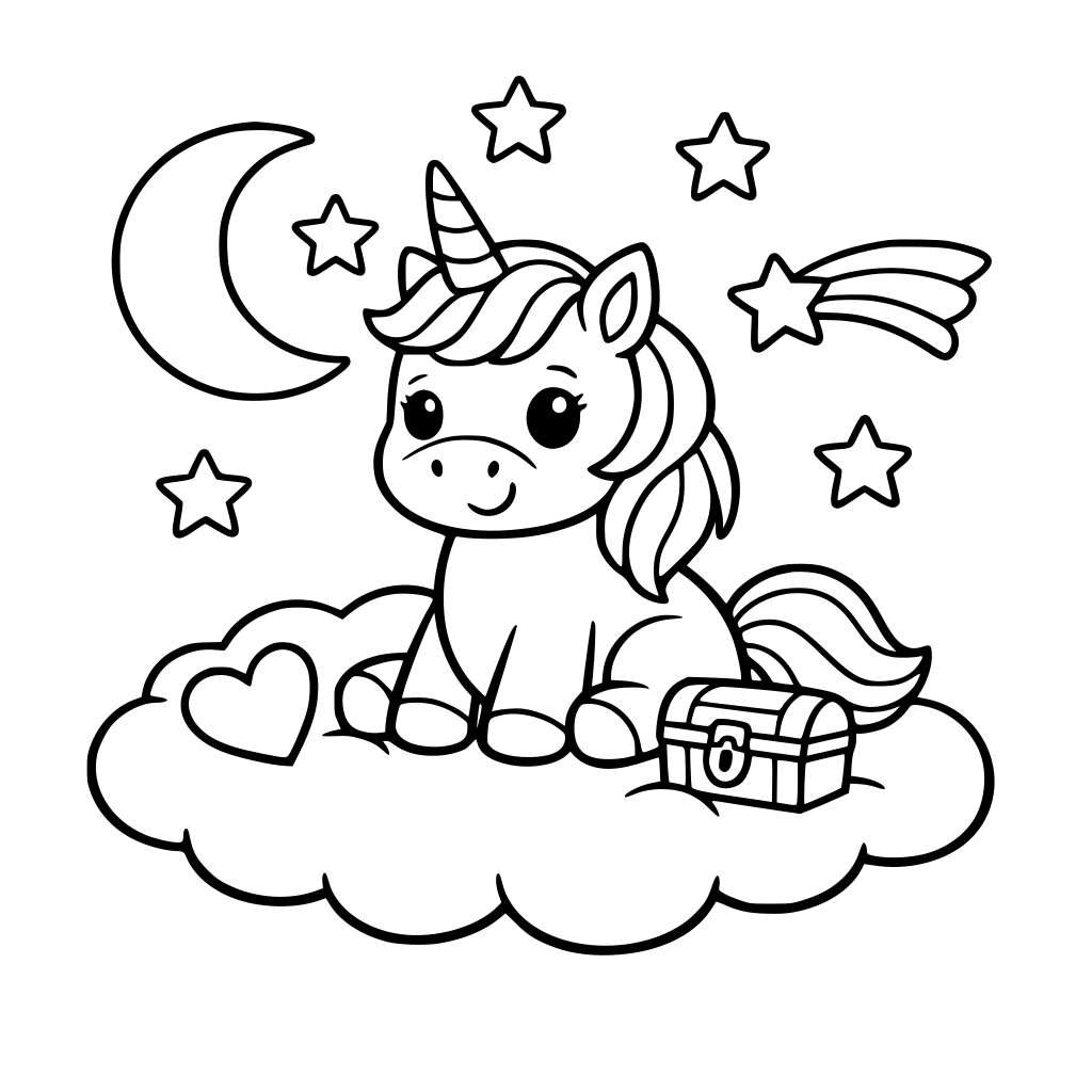 Dibujo de linea para colorear