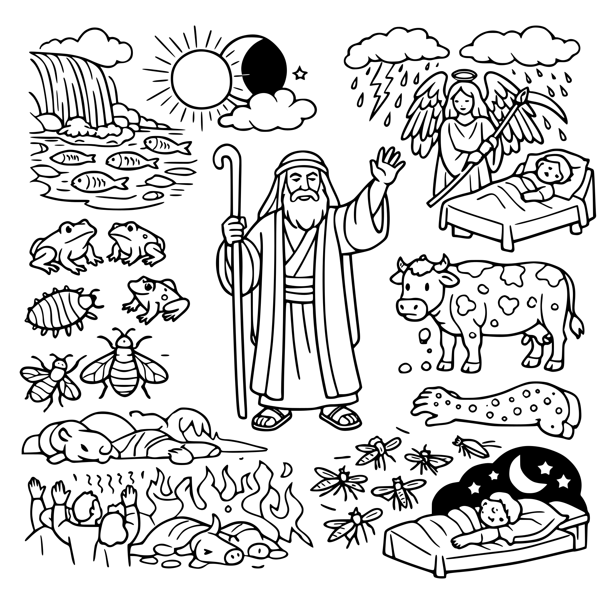10 plagues of moses