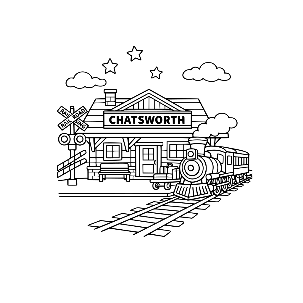 make sure chatsworth is redable on the train depot