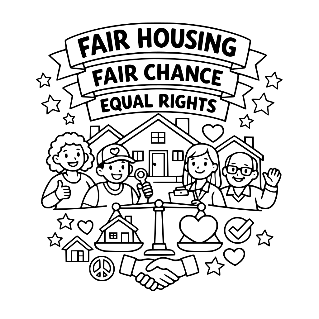 Fair Housing, Fair Chance, Equal Housing Rights, fun,