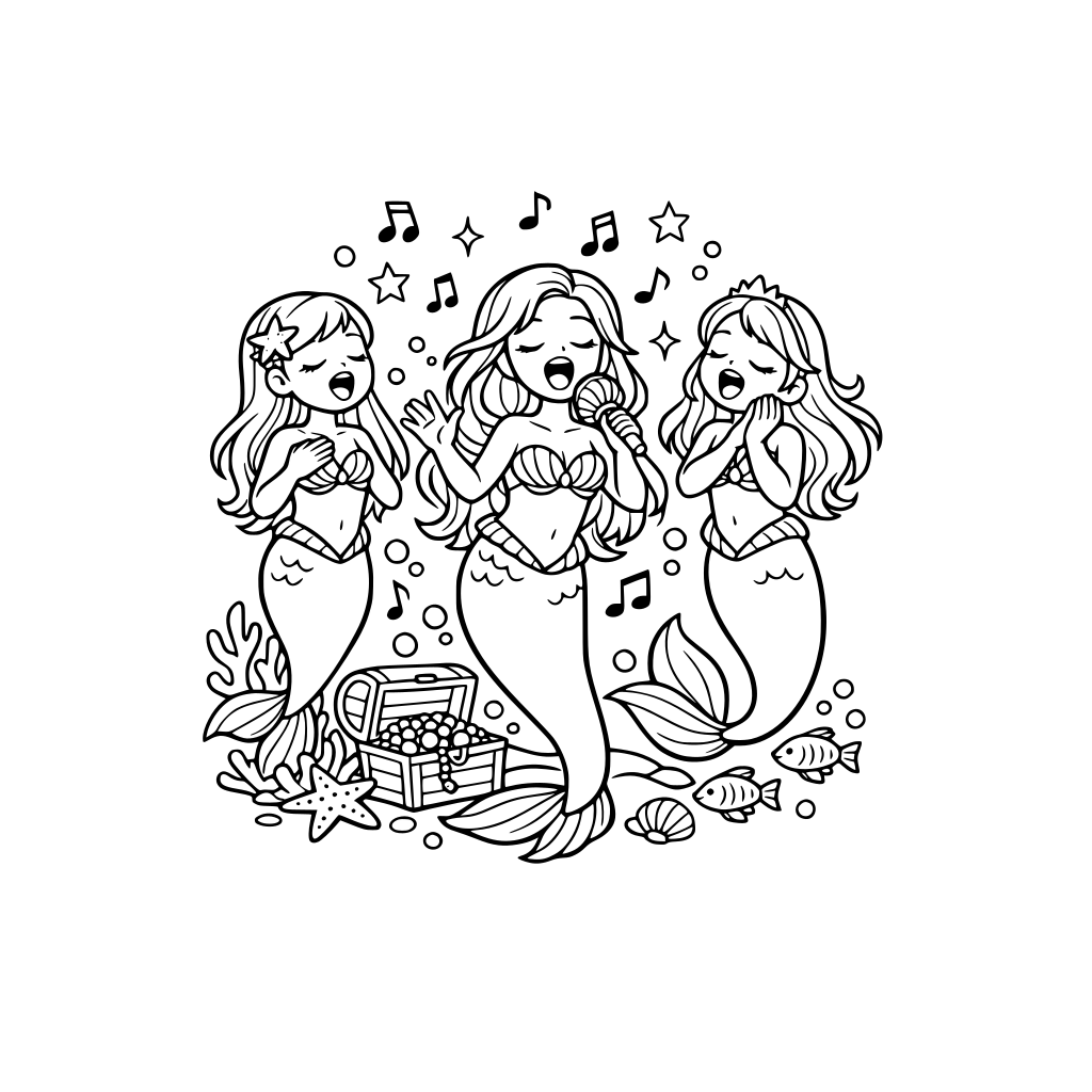 meerjungfrauen die unter wasse singen