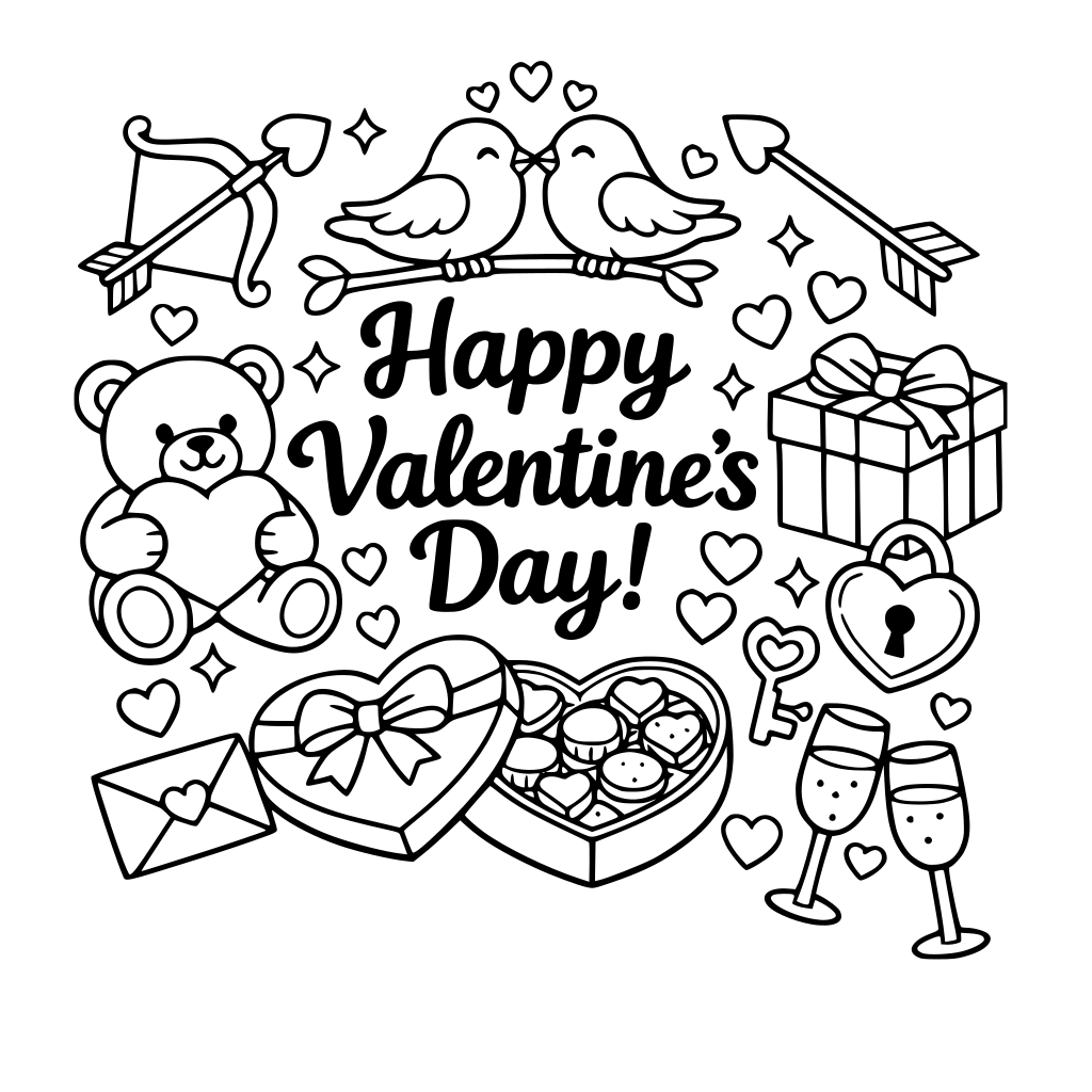 valentines day themed