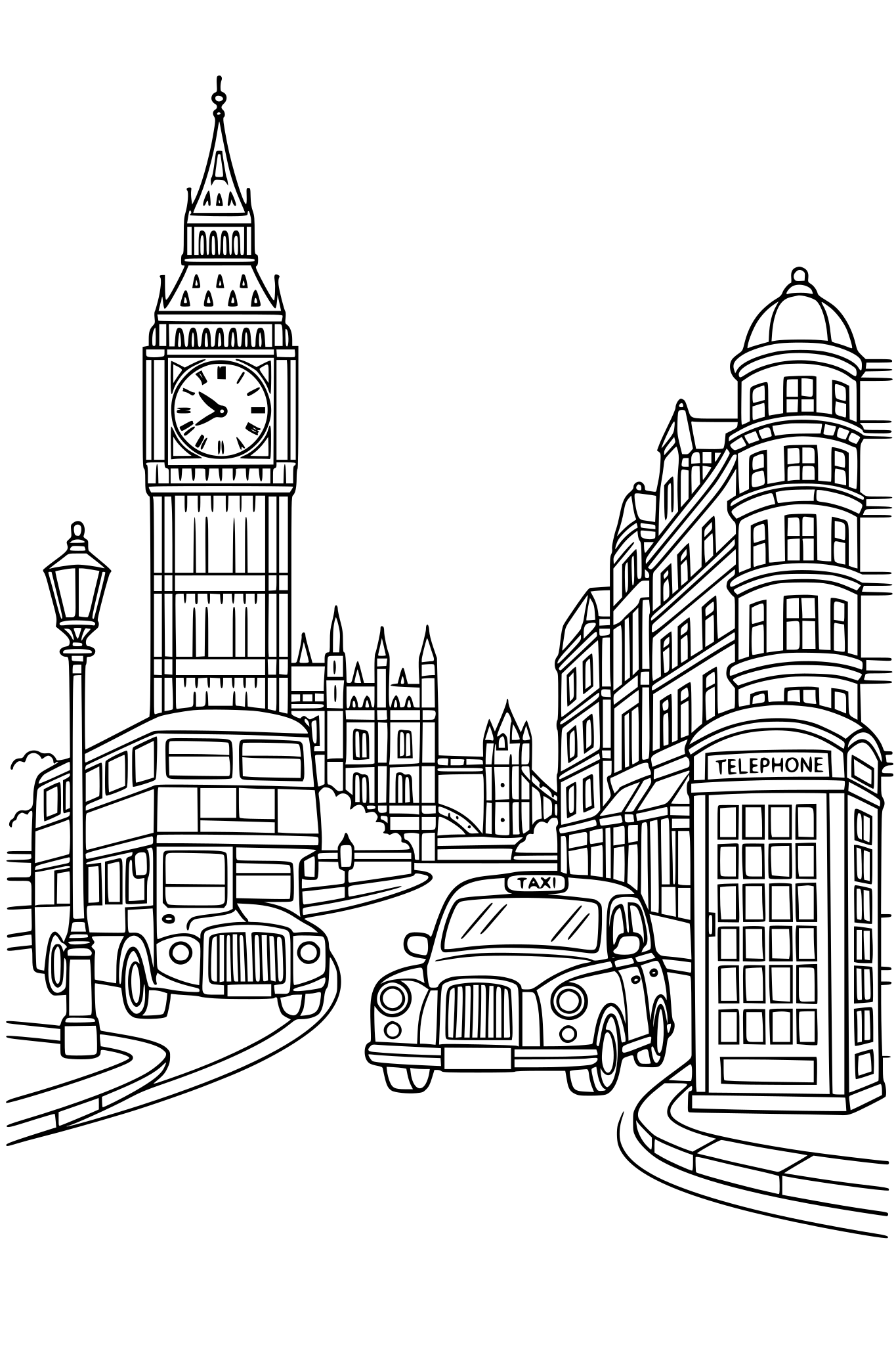 street and building in london