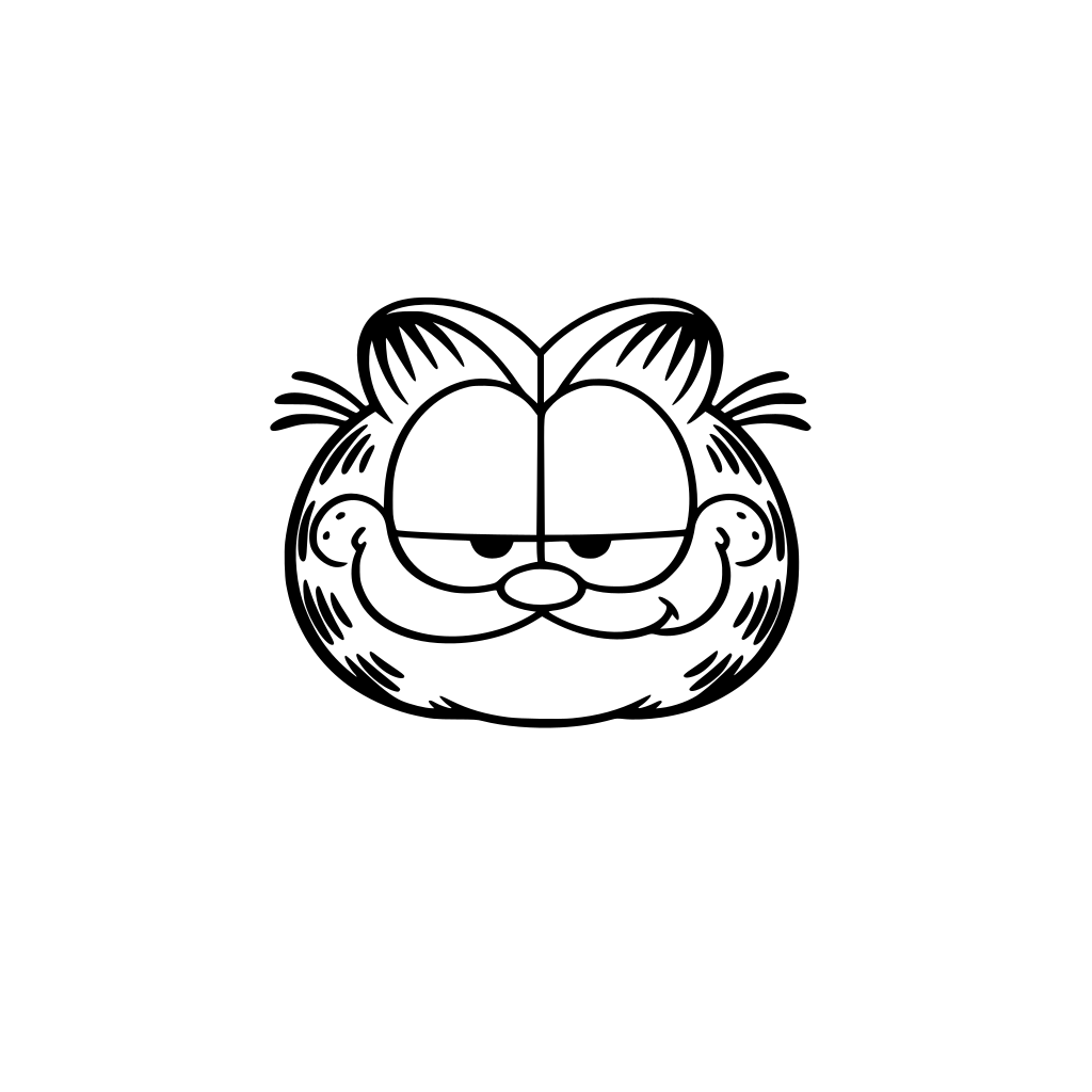 tête garfield