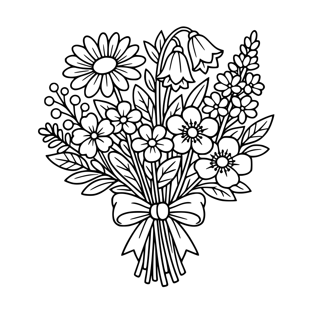 Ramo de flores silvestres