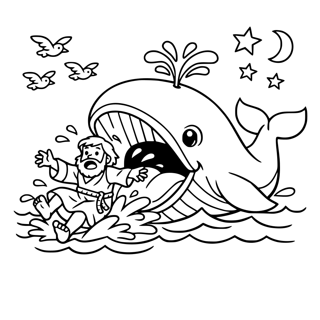 Jonah and the whale