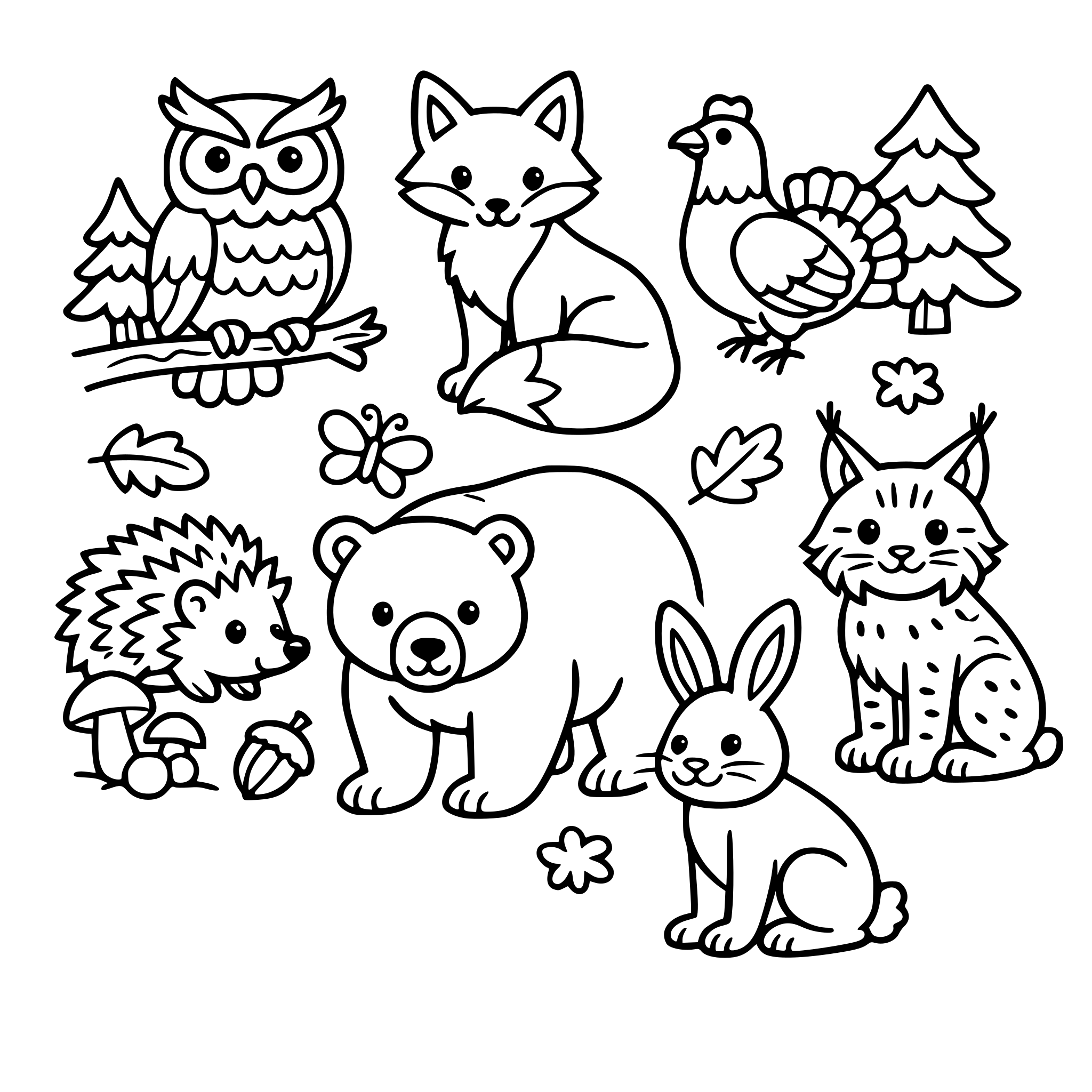 estonian forest animals