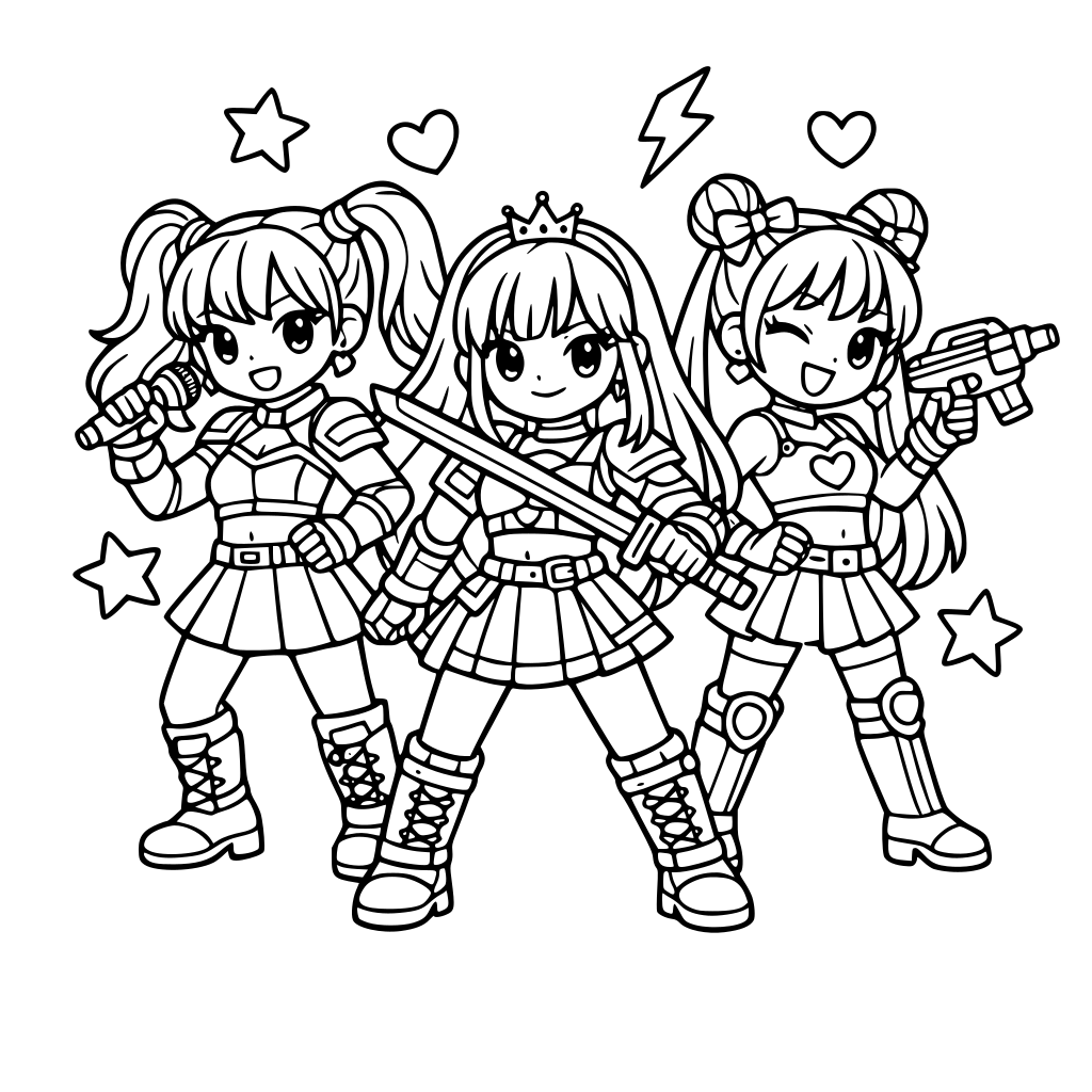 gerreras del k-pop kawai