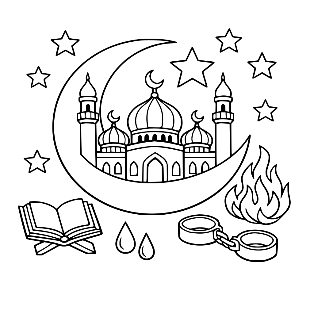 Islamic images like moon mosque sin