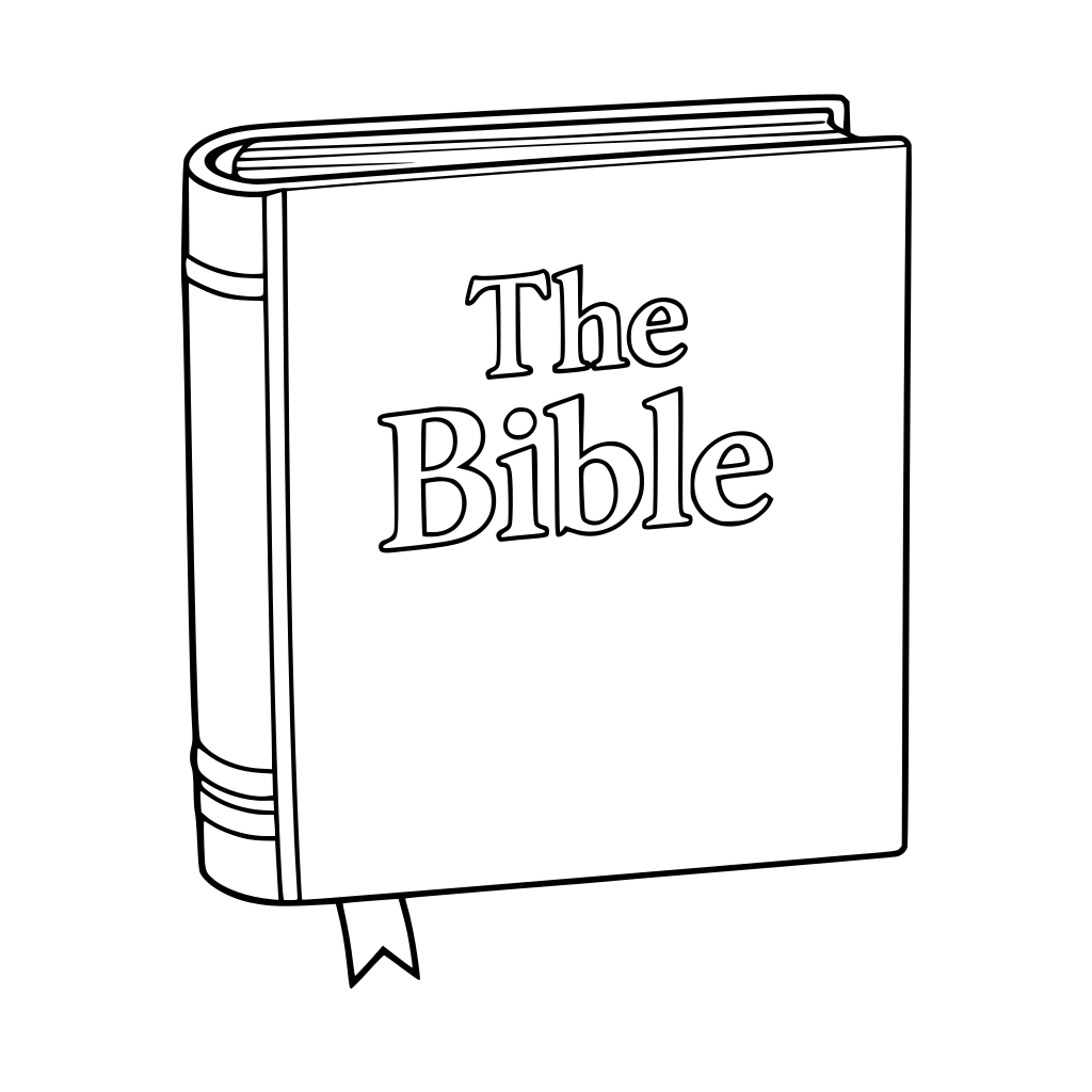 Bible with the word The Bible on the front no images