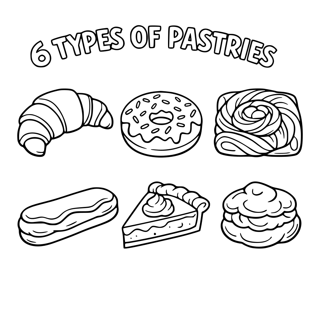 6 TYPES OF PASTRIES