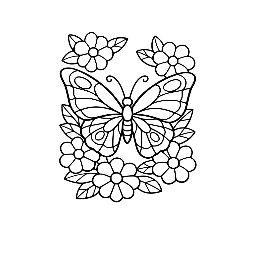 create 5 beautiful stained glass colouring pages