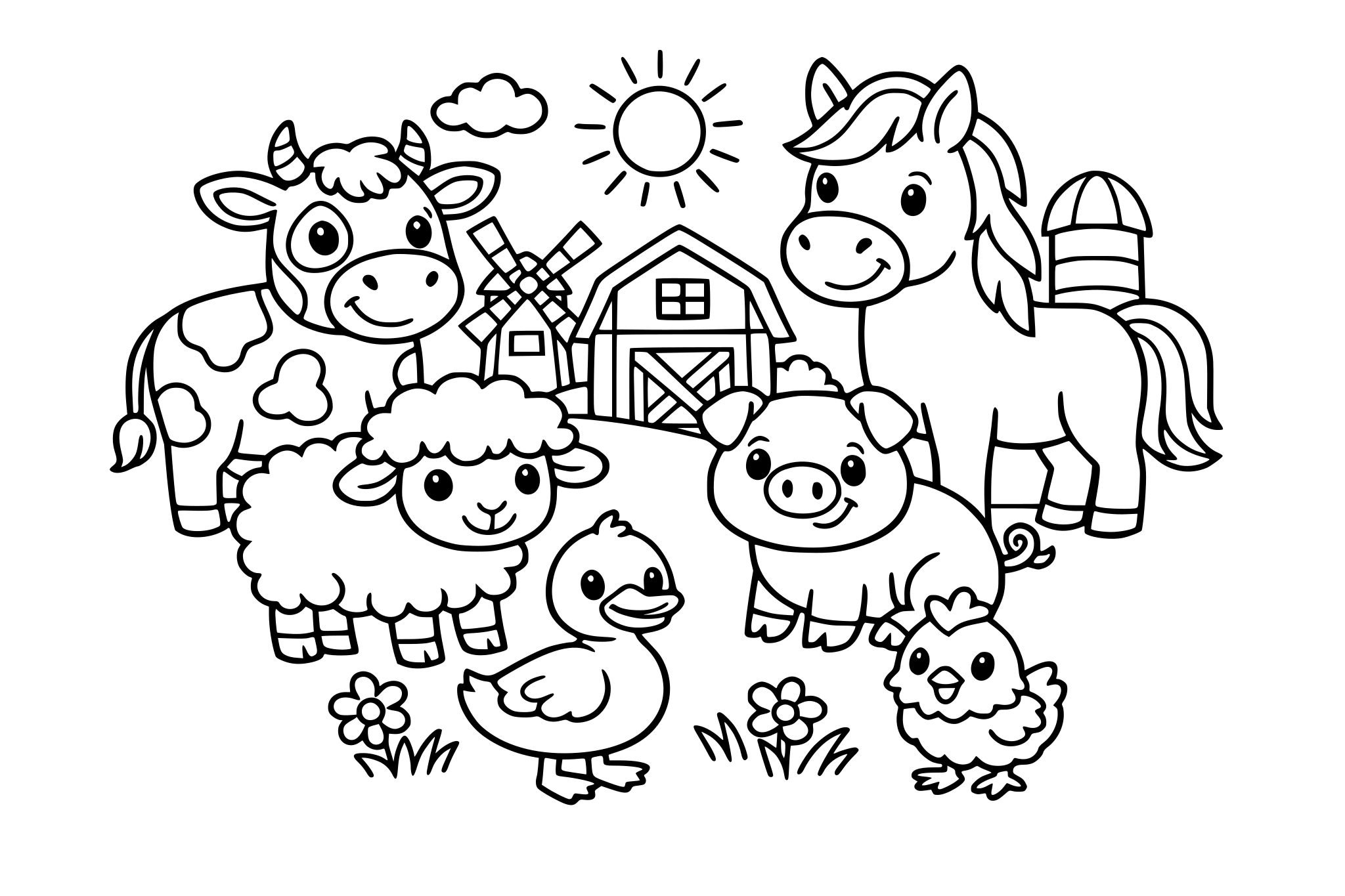 farm animals for kids