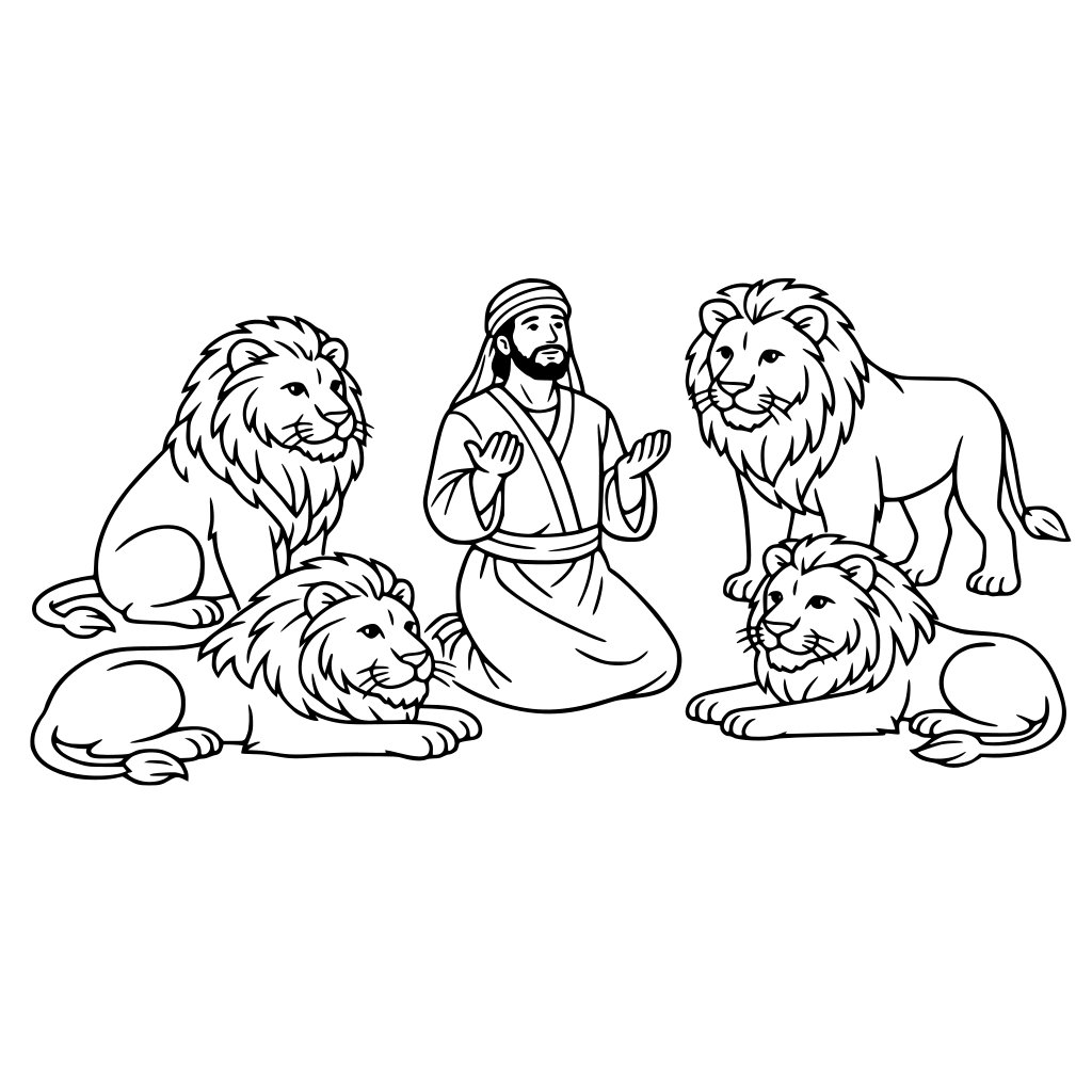 Daniel in the lions den