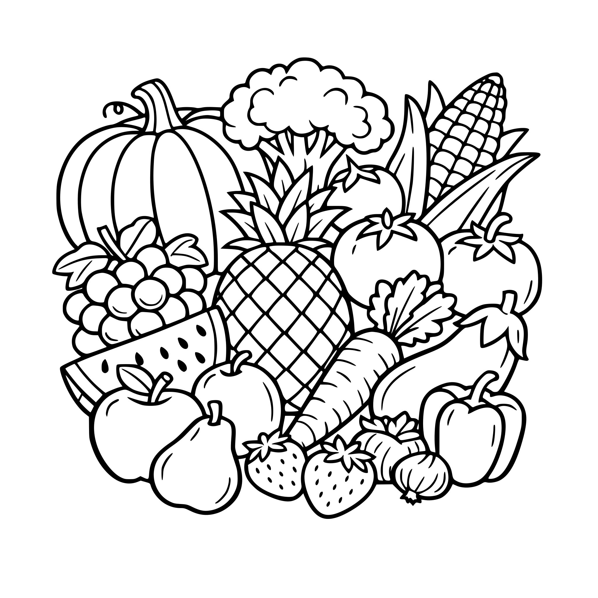 Fruits and vegetables