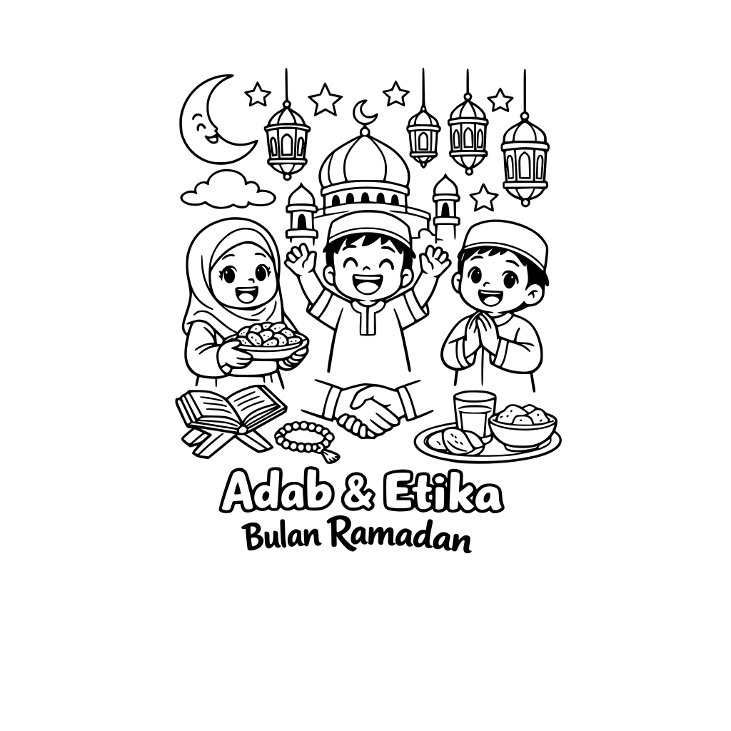 ramadan puasa anak anak kecil bergembira ornamen khas ramadan puasa adab dan etika bulan ramadan