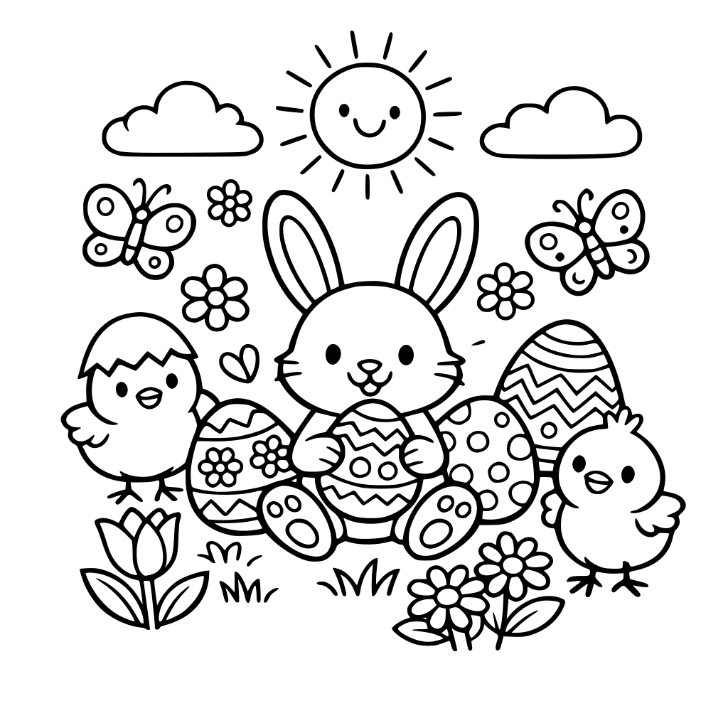 primavera para niños pascua