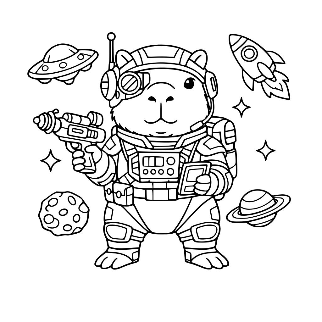 Sci-Fi Capybara