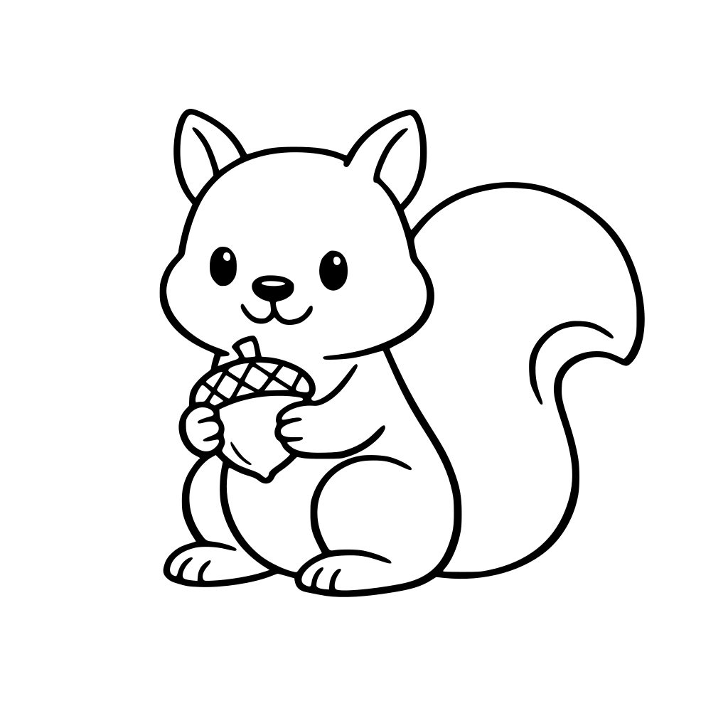 create a picture of a squirrel