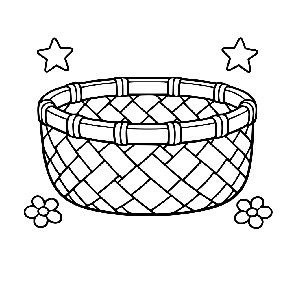 woven bamboo basket