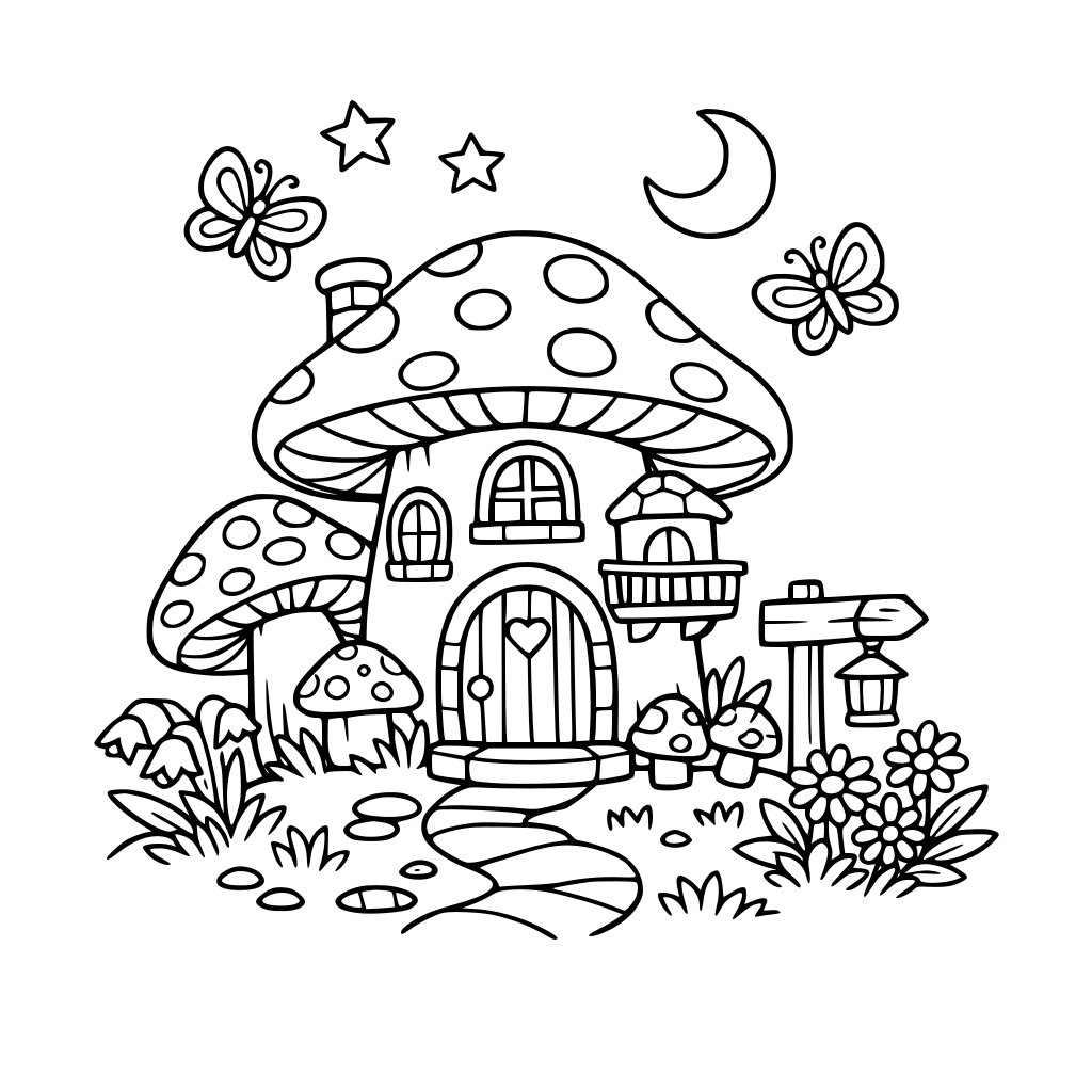 fairy mushroom home