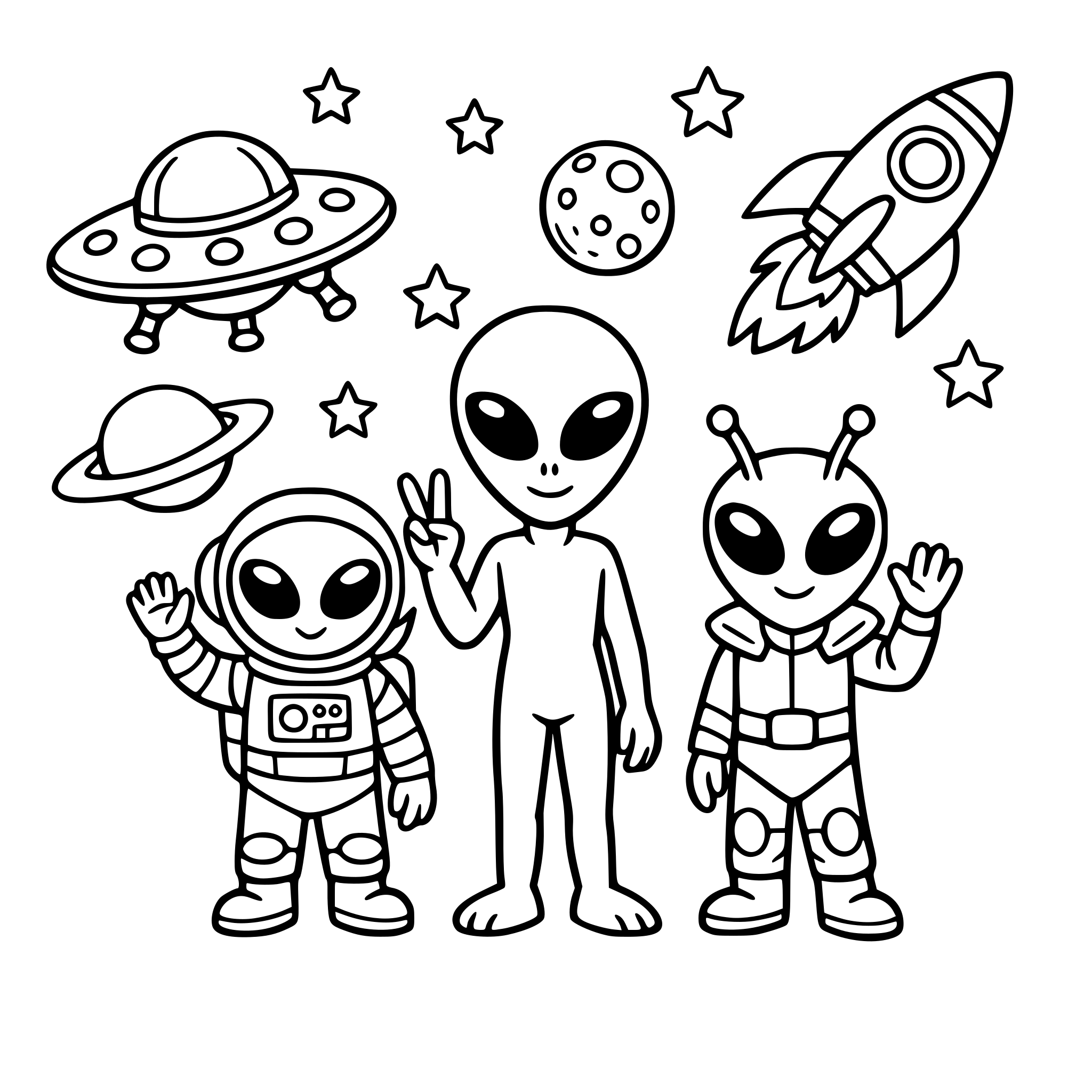 extraterrestres espaciales